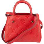 [🔄️B24 / F09] Louis Vuitton Leather Monogram Empreinte Nano Montaigne Handbag - vintageandkickz