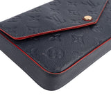 Louis Vuitton Leather Monogram Empreinte Félicie Pochette Crossbody Bag