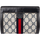 Gucci Monogram GG Supreme Canvas Vintage Web Parfums Pouch