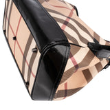 Burberry Nova-Check Monogram Patent Leather Canterbury Tote Shoulder Bag