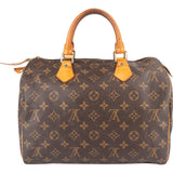 Louis Vuitton Monogram Canvas Speedy 30 Handbag