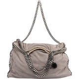 Stella McCartney Shaggy Falabella Fold Over Tote Hobo Shoulder Bag