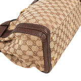 Gucci Monogram GG Canvas Running Tote Satchel Handbag