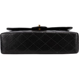 Chanel Quilted Lambskin 24K Gold Medium Double Flap Shoulder Bag