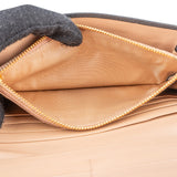 Prada Black Soft Leather Long Flap Wallet