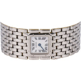 Cartier Silver Tone Tank Française 2384 Women Watch - vintageandkickz
