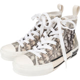 Christian Dior B23 High-Top Oblique Trotter Monogram Transparent Sneaker (35)
