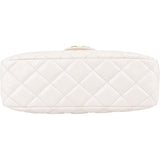 Chanel Quilted Leather Small Wavy CC Crossbody Bag