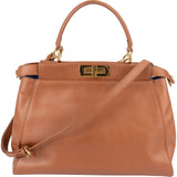 [🔄️B23 / F60] Fendi Calfskin Peekaboo Regular Handbag - vintageandkickz