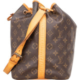 Louis Vuitton Monogram Canvas Sac Noé Petit Shoulder Bag