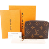 Louis Vuitton Monogram Canvas Zippy Coin Purse Wallet
