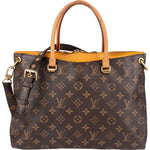 Louis Vuitton Monogram Canvas Pallas MM Handbag - vintageandkickz