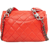 Chanel Quilted Stitched Goatskin Paris Seoul Double Carry Small Single Flap Crossbody Bag