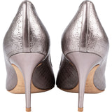 Dior Silver Leather Metallic Cannage Pointed Toe Pumps (39)