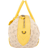 Louis Vuitton Monogram Limited Edition Printemps Denim Speedy Round Handbag