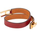 Hermès Kelly Collier Rivale Double Tour Bracelet