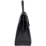 Hermès Noir Epsom Leather Sellier Kelly 35 Handbag - vintageandkickz