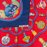 Hermès Silk Qu'importe le flacon Carré 90 Tuch Scarf