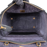Céline Black Leather Grained Calfskin Belt Handbag