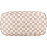 Louis Vuitton Monogram Damier Azur Canvas Neverfull MM Shoulder Bag