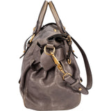 Miu Miu Vitello Lux Leather Bow Handbag