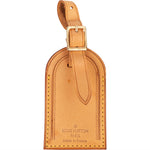 [🔄️B10 / F22] Louis Vuitton Vachetta Leather Luggage Tag - vintageandkickz