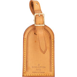 [🔄️B10 / F22] Louis Vuitton Vachetta Leather Luggage Tag - vintageandkickz