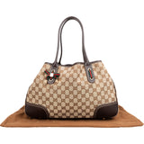 Gucci Monogram GG Canvas Princy Tote Shoulder Bag