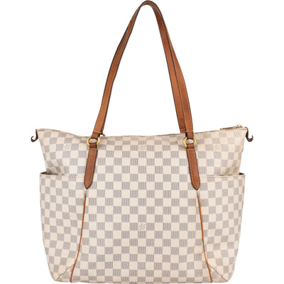Louis Vuitton Monogram Damier Azur Canvas Totally GM Shoulder Bag