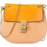 Chloé Bicolor Leather Drew Crossbody Bag