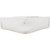 Balenciaga White. Leather Triangle Duffle S Crossbody Handbag