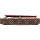 Louis Vuitton Monogram Canvas Limited Illustre World Tour Pochette Felicie Crossbody Bag