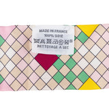 Hermès Colliers De Chiense Re Rose Silk Twilly Tuch Scarf