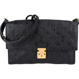 Louis Vuitton Noir Monogram Empreinte Leather Fascinante Crossbody Bag