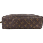 Louis Vuitton Monogram Canvas Trousse de Toilette 28 Clutch - vintageandkickz