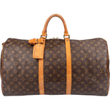 Louis Vuitton Monogram Canvas Keepall 55 Travel Bag