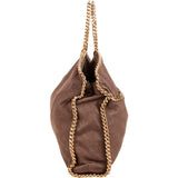 Stella McCartney Shaggy Falabella Fold Over Tote Hobo Shoulder Handbag