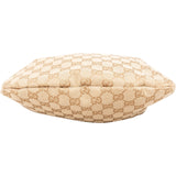 Gucci Monogram GG Canvas Bamboo Handle Handbag