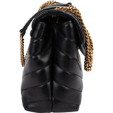 Yves Saint Laurent Quilted Lambskin Loulou Medium Crossbody Bag