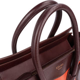 Céline Tricolor Leather Luggage Handbag