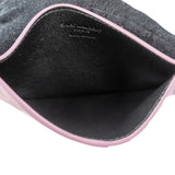 Yves Saint Laurent Lilac Leather Card Holder Case