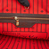 Louis Vuitton Monogram Damier Ebene Canvas Neverfull MM Shoulder Bag