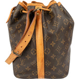 Louis Vuitton Monogram Canvas Sac Noé Petit Shoulder Bag