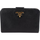Prada Saffiano Leather Compact Wallet