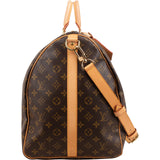Louis Vuitton Monogram Canvas Keepall 60 Bandoulière Travel Bag