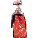 Valentino Garavani Ombre Quilted Patent Leather Rockstud Spike Small Crossbody Bag