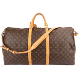 Louis Vuitton Monogram Canvas Keepall 60 Bandoulière Travel Bag