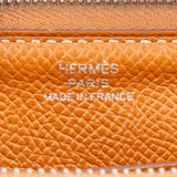 Hermès Brown Epsom Leather Azap Zippy Wallet