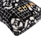 Chanel 22 Cashmere Checkered Rose Pattern Bucket Small Crossbody Handbag