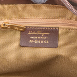 Salvatore Ferragamo Gancini Jacquard Shoulder Bag